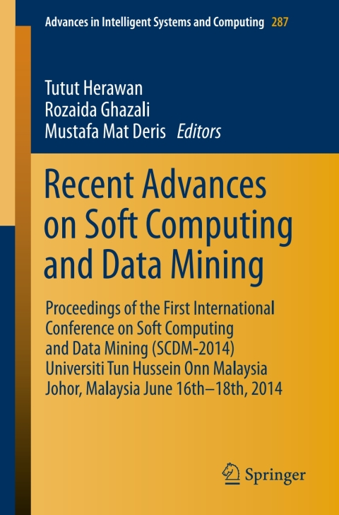 Cover image for book Recent Advances on Soft Computing and Data Mining