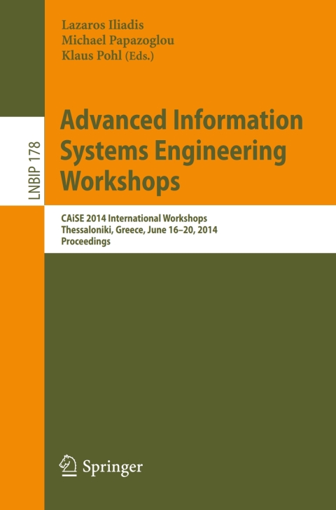 Cover image for book Advanced Information Systems Engineering Workshops