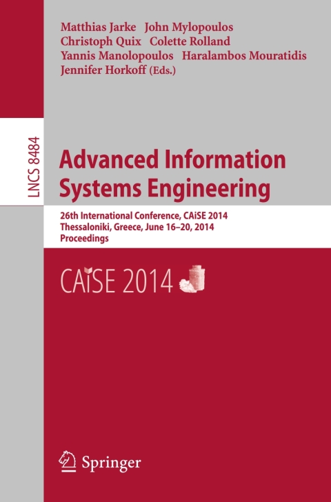 Cover image for book Advanced Information Systems Engineering