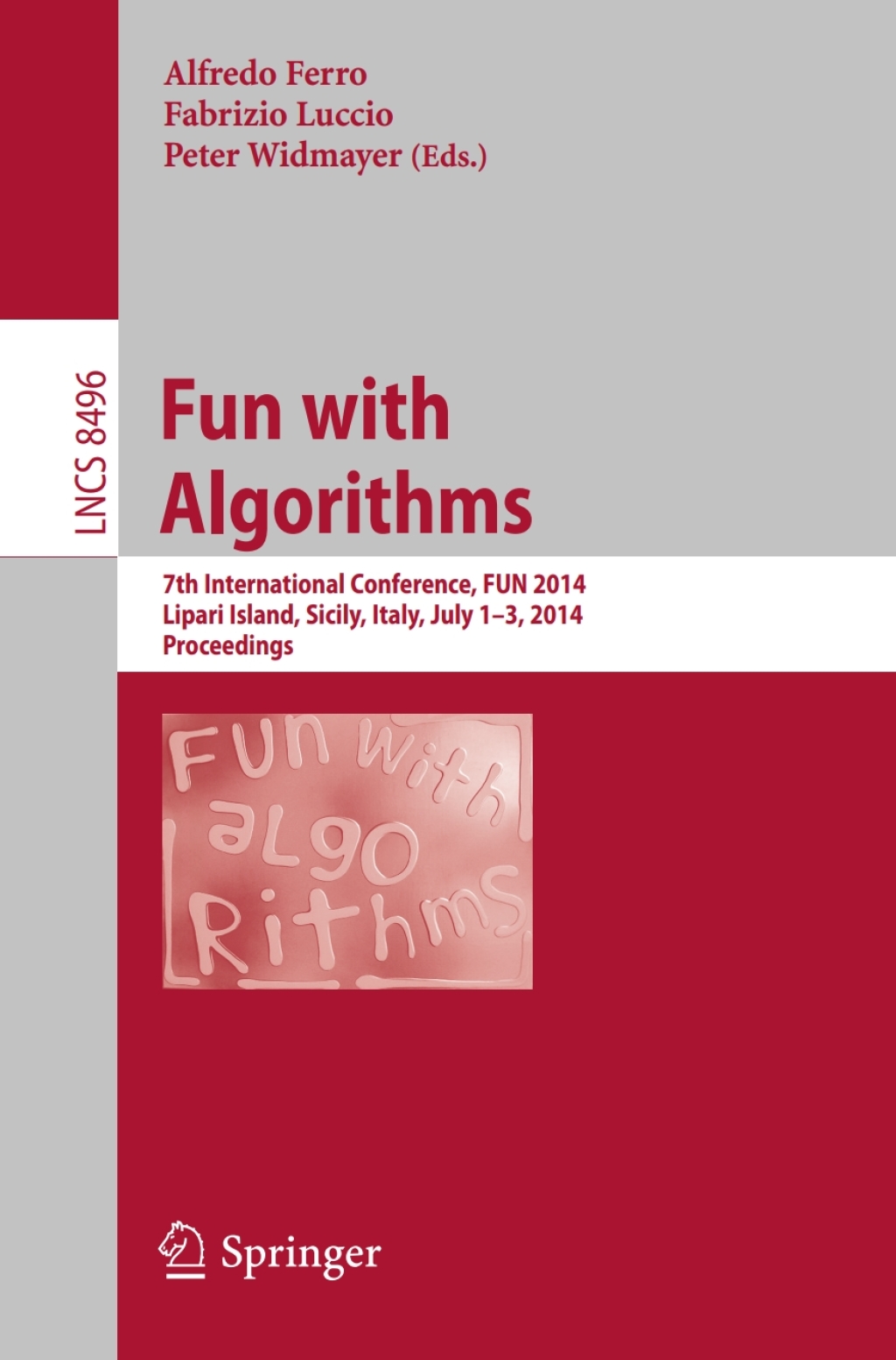 Fun with Algorithms (eBook)