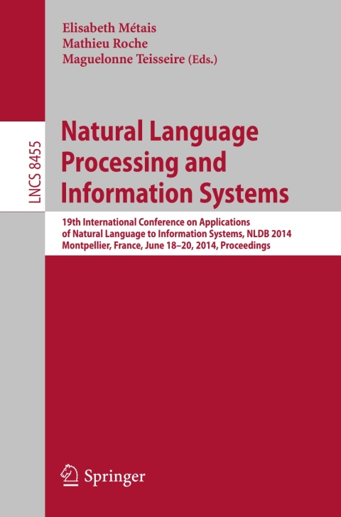 Cover image for book Natural Language Processing and Information Systems