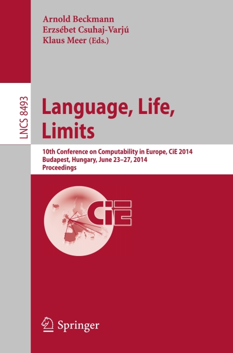 Cover image for book Language, Life, Limits