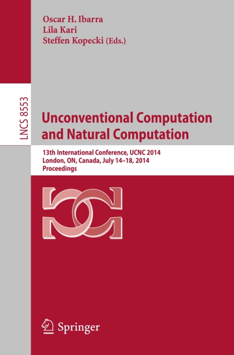 Cover image for book Unconventional Computation and Natural Computation