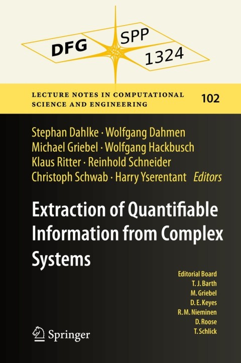 Cover image for book Extraction of Quantifiable Information from Complex Systems