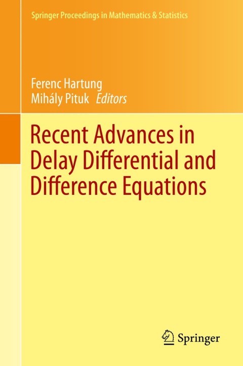 Cover image for book Recent Advances in Delay Differential and Difference Equations