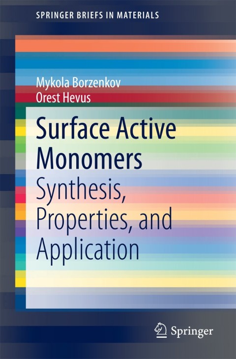 Cover image for book Surface Active Monomers