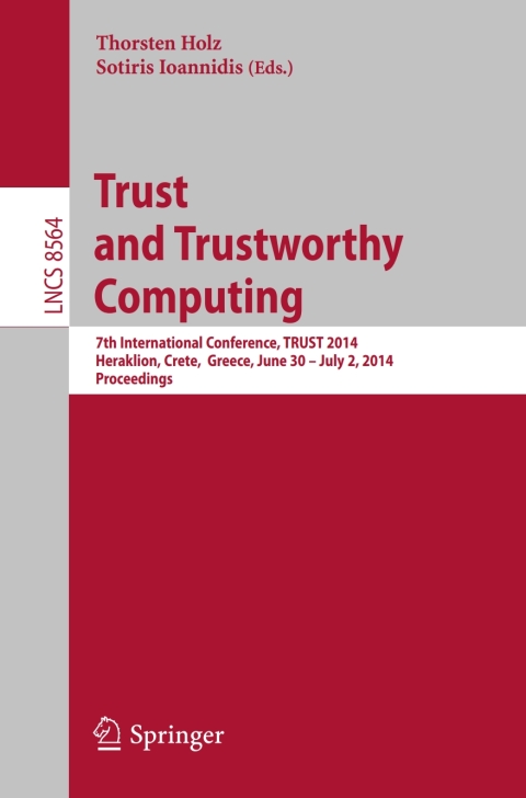 Cover image for book Trust and Trustworthy Computing