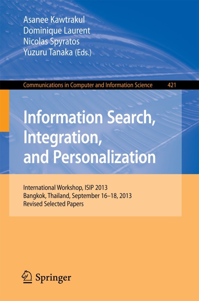 Information Search, Integration, and Personalization