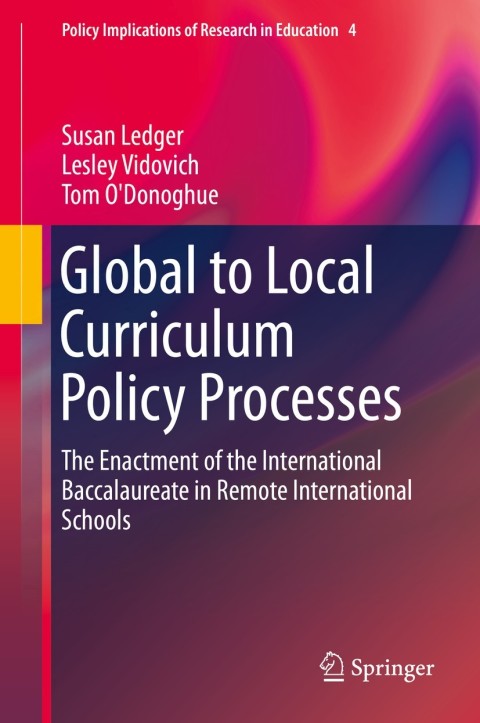 Cover image for book Global to Local Curriculum Policy Processes