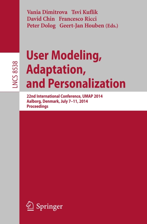 Cover image for book User Modeling, Adaptation and Personalization