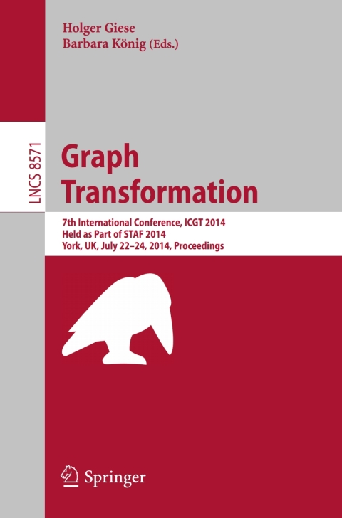 Cover image for book Graph Transformation