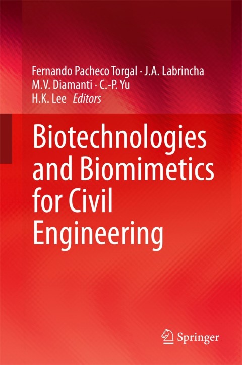 Cover image for book Biotechnologies and Biomimetics for Civil Engineering
