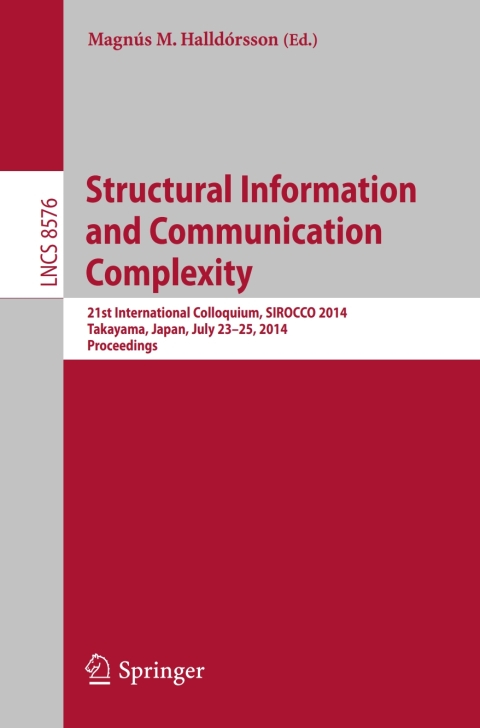 Cover image for book Structural Information and Communication Complexity