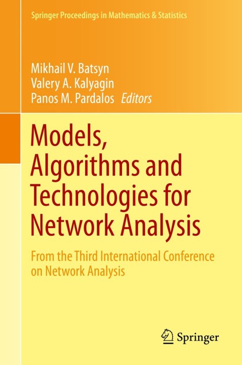 Cover image for book Models, Algorithms and Technologies for Network Analysis
