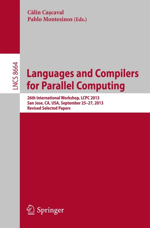 Cover image for book Languages and Compilers for Parallel Computing