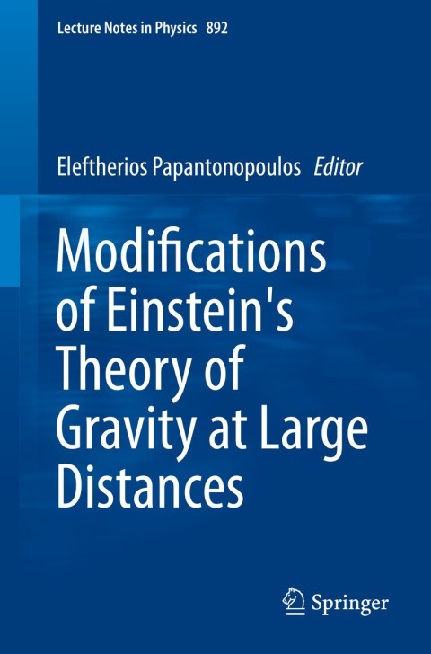 Cover image for book Modifications of Einstein's Theory of Gravity at Large Distances