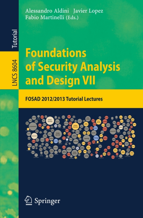Cover image for book Foundations of Security Analysis and Design VII