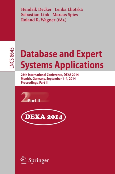 Cover image for book Database and Expert Systems Applications