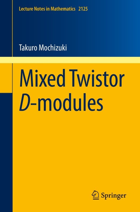 Cover image for book Mixed Twistor D-modules