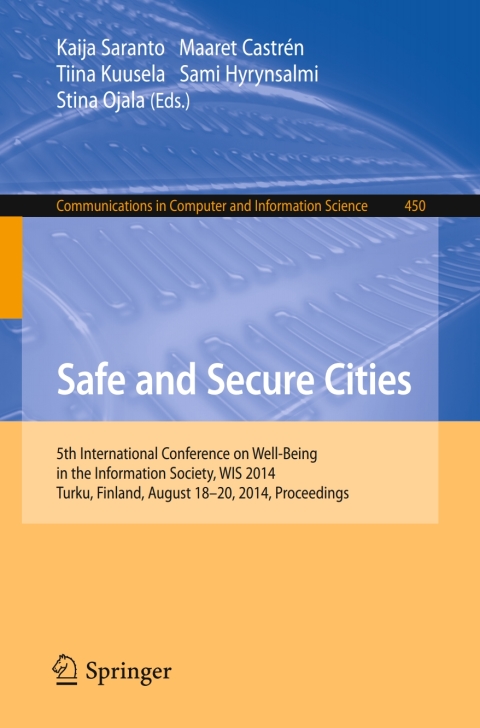 Cover image for book Safe and Secure Cities