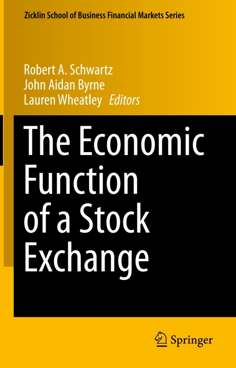 Cover image for book The Economic Function of a Stock Exchange