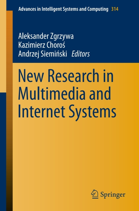 Cover image for book New Research in Multimedia and Internet Systems