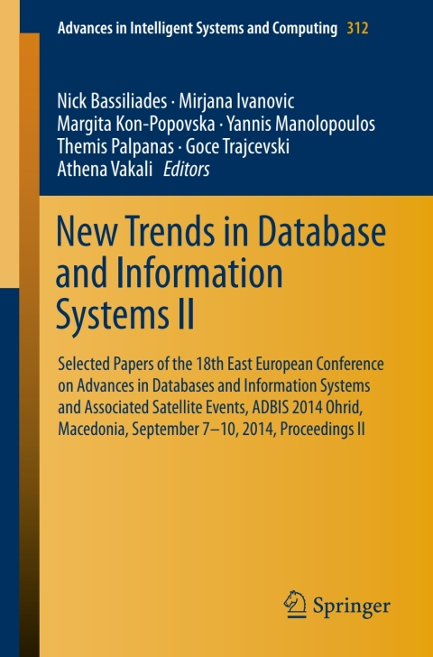Cover image for book New Trends in Database and Information Systems II