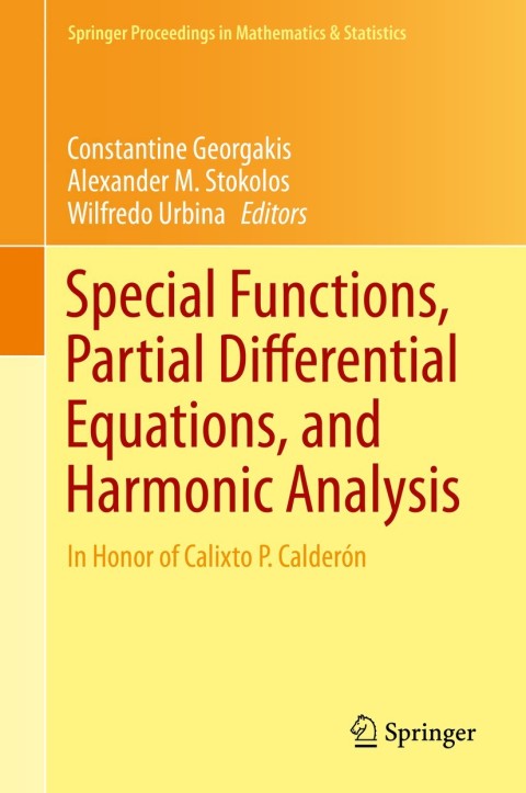 Cover image for book Special Functions, Partial Differential Equations, and Harmonic Analysis
