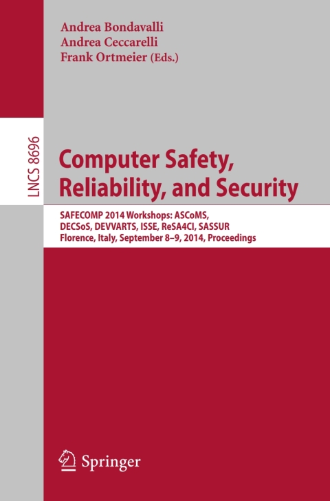 Cover image for book Computer Safety, Reliability, and Security