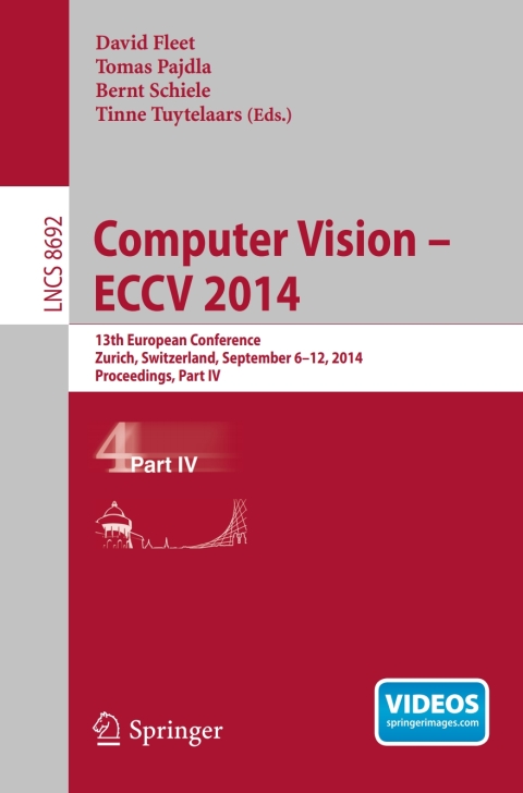 Cover image for book Computer Vision -- ECCV 2014