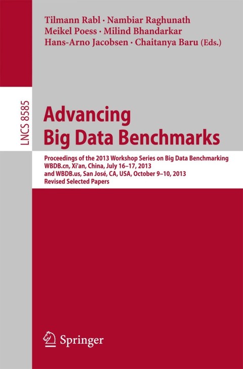 Cover image for book Advancing Big Data Benchmarks