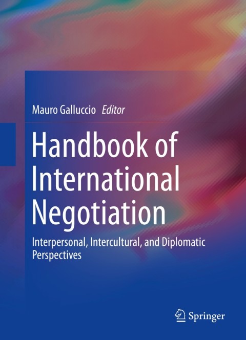 Cover image for book Handbook of International Negotiation