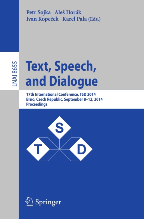Cover image for book Text, Speech and Dialogue