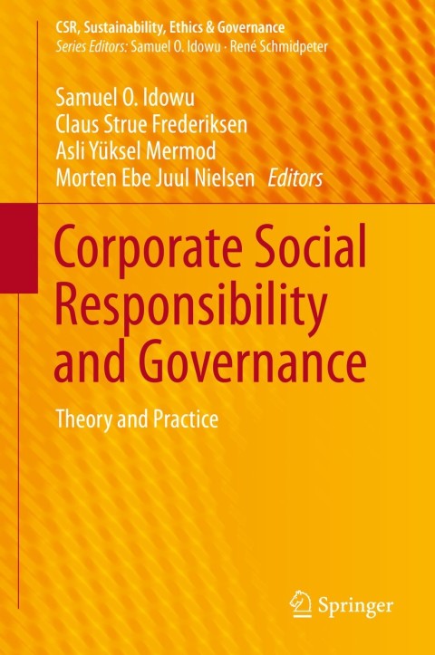 Cover image for book Corporate Social Responsibility and Governance