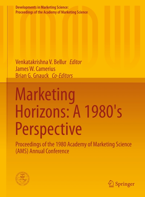 Cover image for book Marketing Horizons: A 1980's Perspective