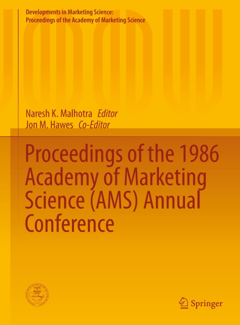 Cover image for book Proceedings of the 1986 Academy of Marketing Science (AMS) Annual Conference