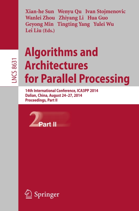 Cover image for book Algorithms and Architectures for Parallel Processing