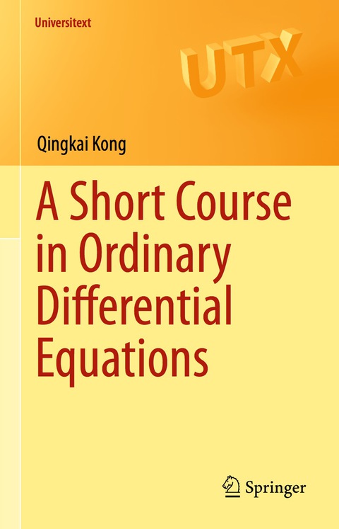 Cover image for book A Short Course in Ordinary Differential Equations
