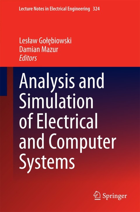 Cover image for book Analysis and Simulation of Electrical and Computer Systems