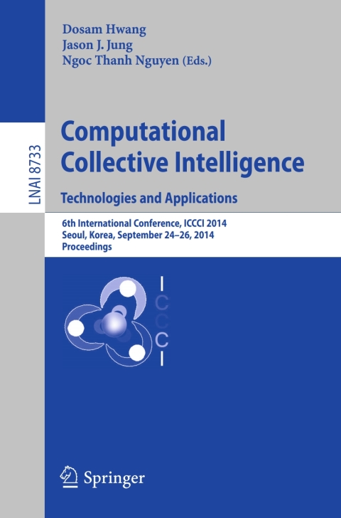 Cover image for book Computational Collective Intelligence -- Technologies and Applications