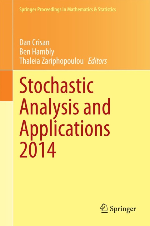Cover image for book Stochastic Analysis and Applications 2014