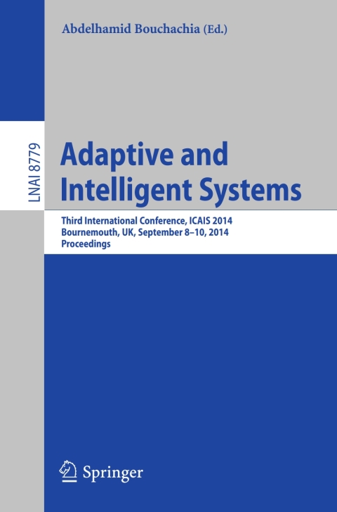 Cover image for book Adaptive and Intelligent Systems