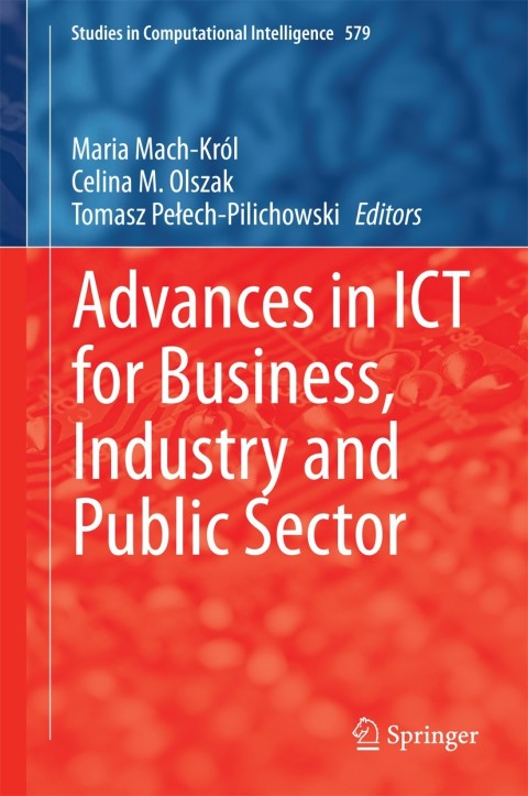 Cover image for book Advances in ICT for Business, Industry and Public Sector