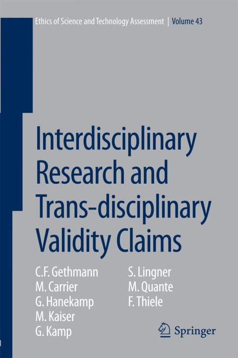 Cover image for book Interdisciplinary Research and Trans-disciplinary Validity Claims