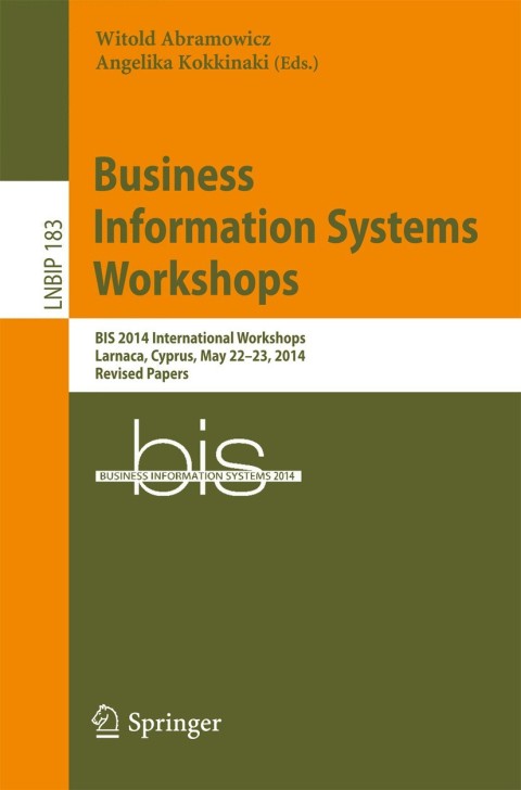 Cover image for book Business Information Systems Workshops