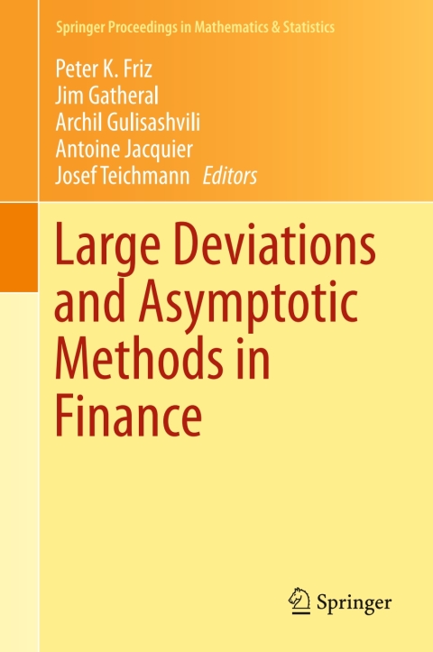 Cover image for book Large Deviations and Asymptotic Methods in Finance