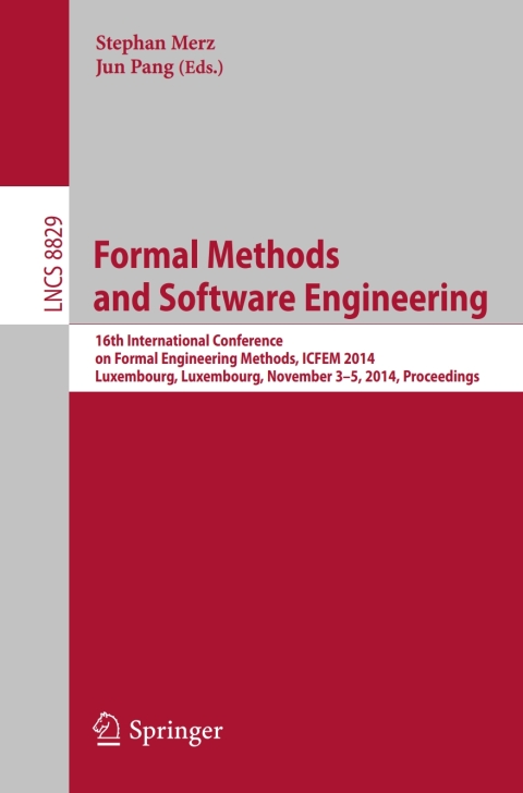 Cover image for book Formal Methods and Software Engineering
