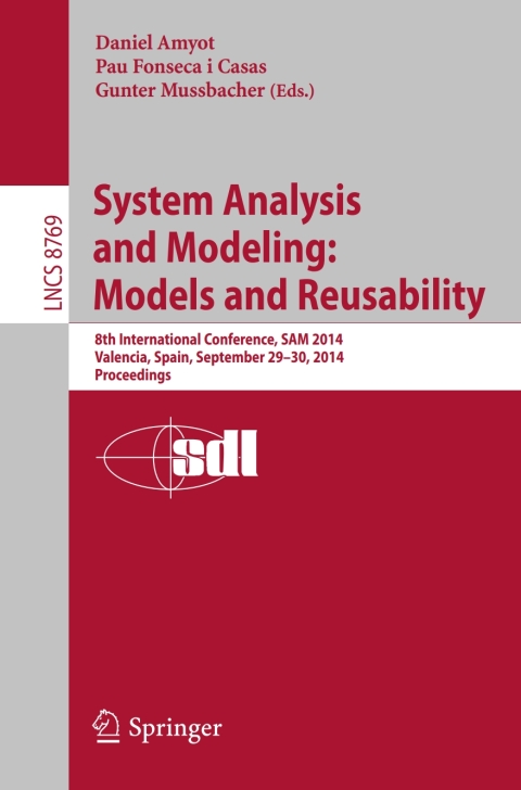 Cover image for book System Analysis and Modeling: Models and Reusability