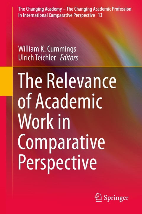 Cover image for book The Relevance of Academic Work in Comparative Perspective