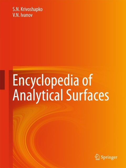 Cover image for book Encyclopedia of Analytical Surfaces